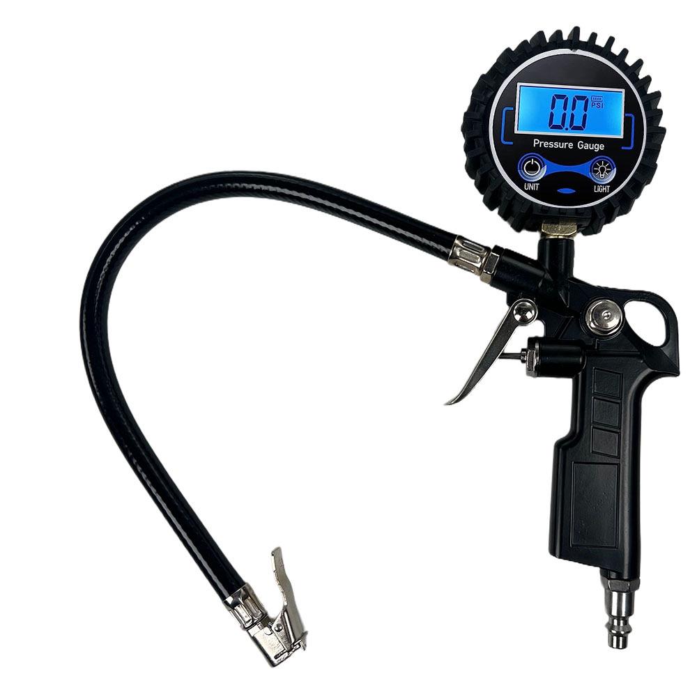 LED LCD Digital Tire Pressure Gauge and Inflator with Night Light