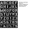42 Pcs 3 Inches Letter Stencils Reusable Plastic Alphabet Symbol Number Templates Interlocking Craft Stencils Kit for Painting On Wood Wall