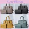Pu Large Capacity Tote Bag With Solid Color Embossed Design For Daily Use