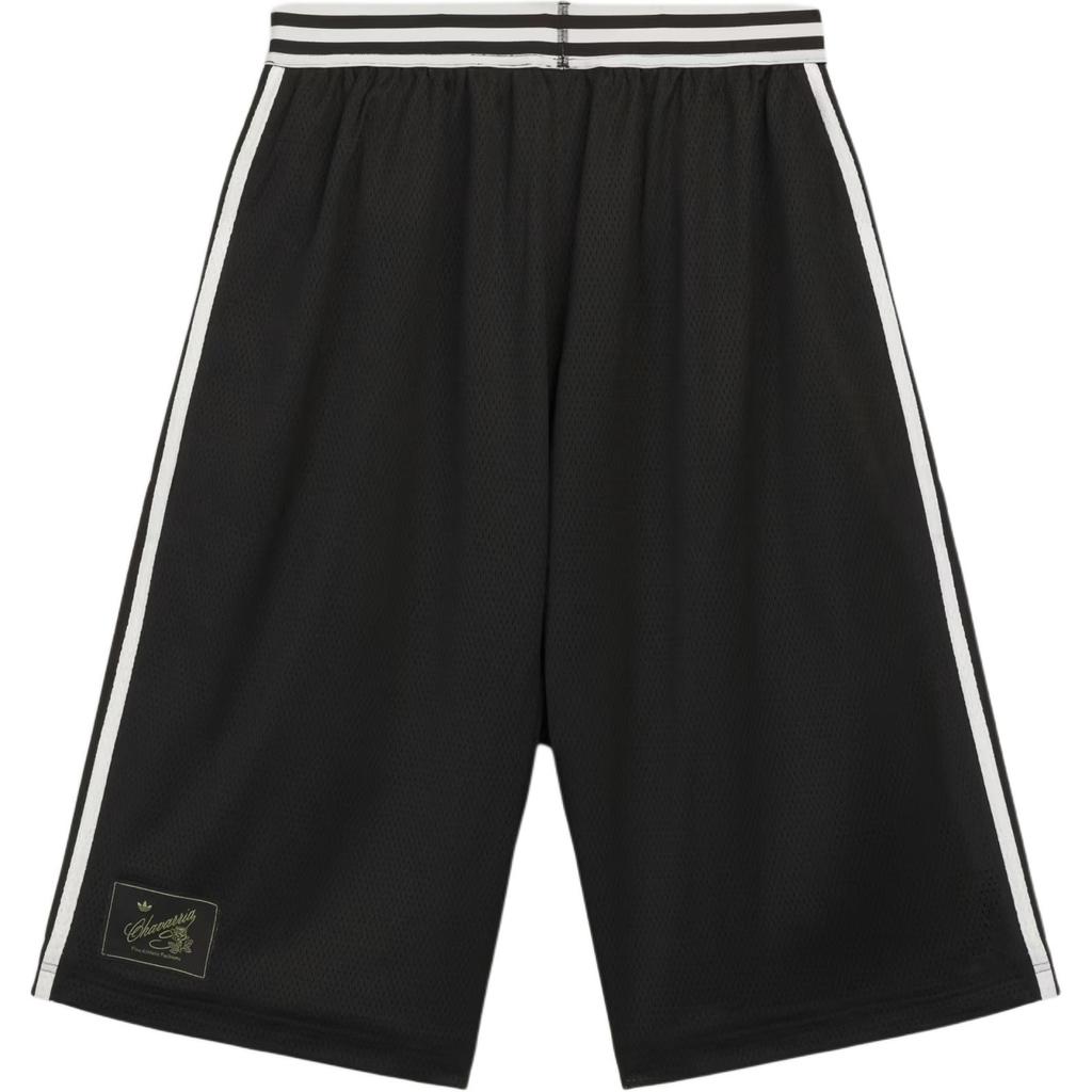 adidas Originals X Willy Chavarria Ws Wesh Striped Mid-Rise Casual Shorts Unisex Shorts KR8682