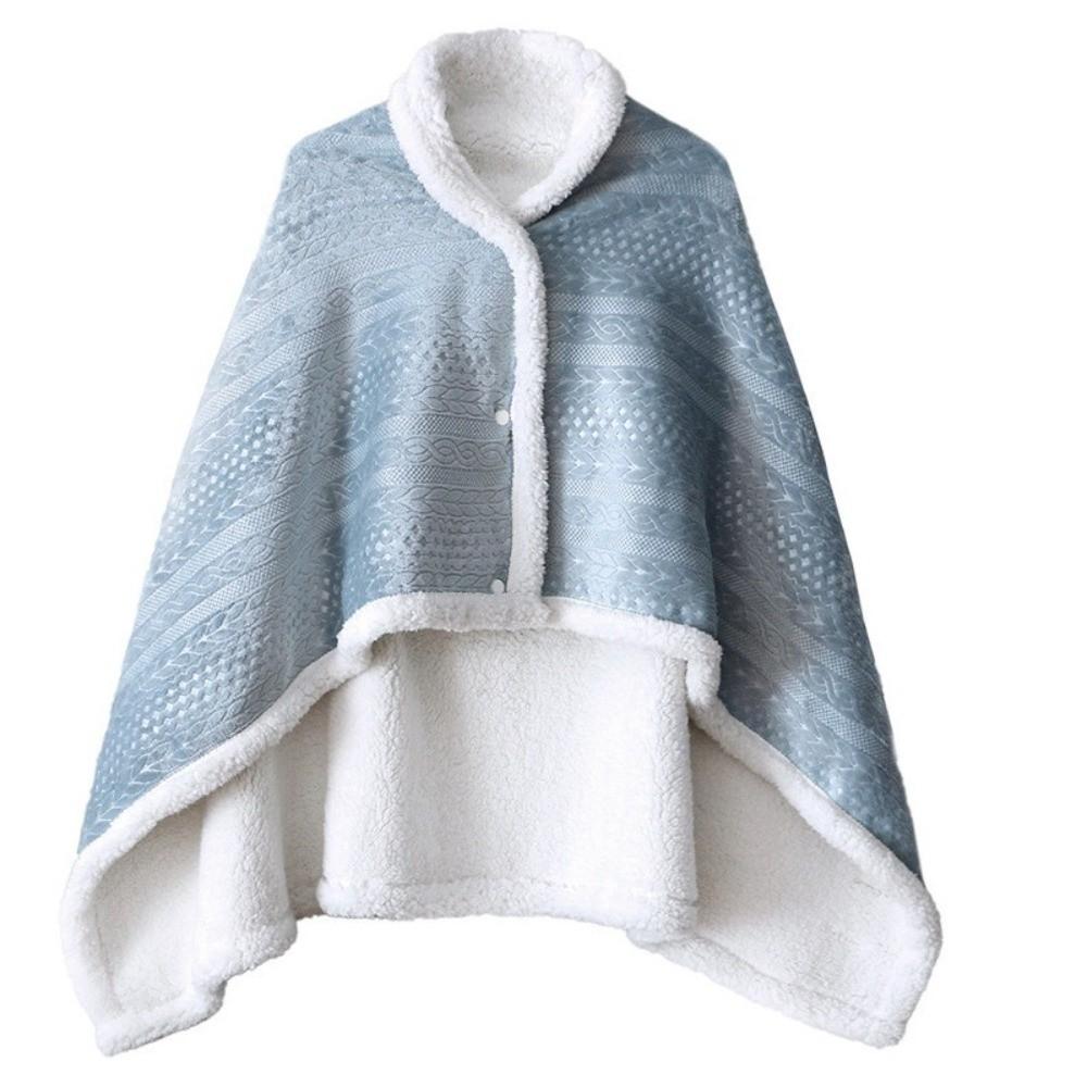 Thicken Flannel Blanket Shawl Double Layered Women Scarf Soft Warm Shawl  Travel