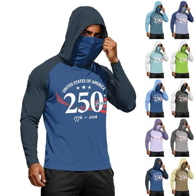 Herren Kapuzenpullover Langarmshirt Vereinigte Staaten von Amerika 250 Jahre 1776 2026 Grafikdruck Pullover Leichtes Oberteil