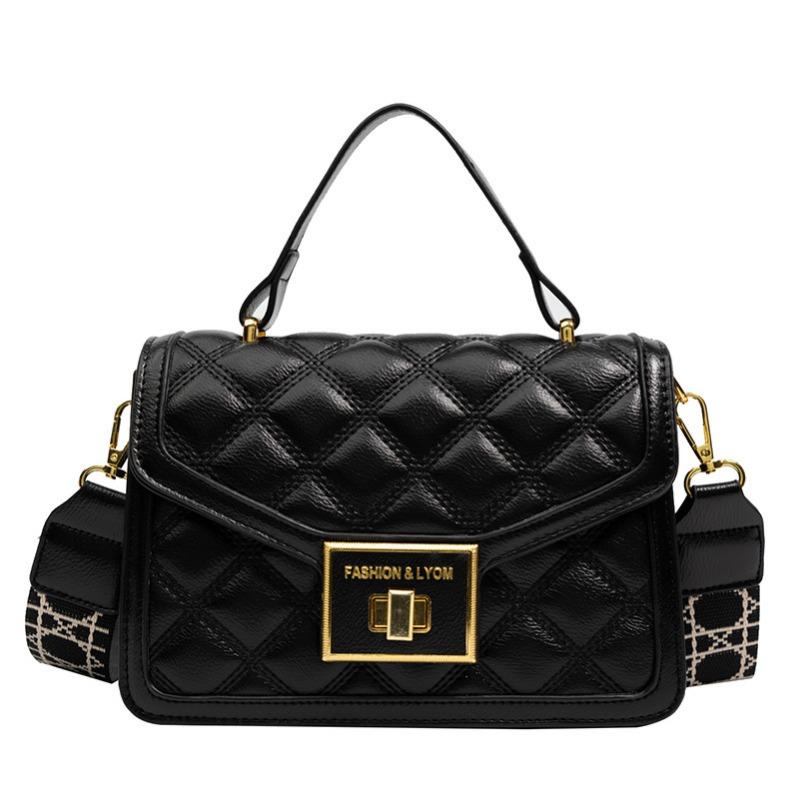 Retro Diamond Embroidered Thread Handbag Bag Women's New Trend Women's Bag High-end Texture Shoulder Messenger Bag