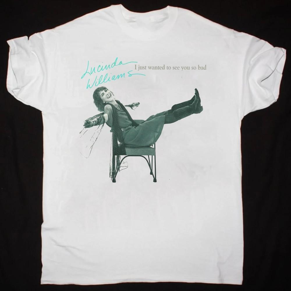 

New Popular Lucinda Williams White TShirt Cotton T347 Unisex T-Shirt XXXL
