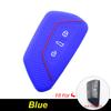 Silicone Car Key Cover Skin For Vw Volkswagen Golf 8 Mk8    Skoda Octavia A8 Seat Leon Mk4 Remote Fobs Protect Case