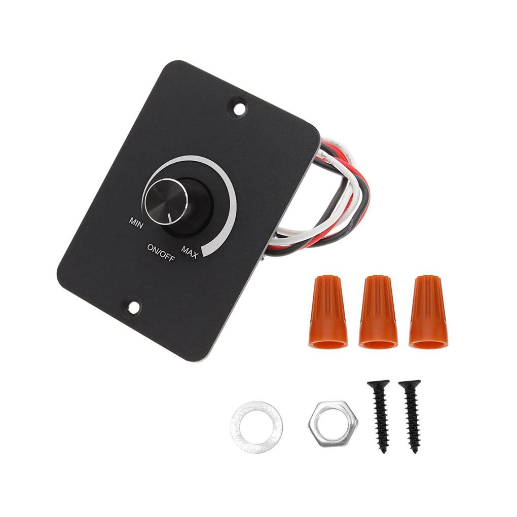 

Black Functional And Durable 12V Light Dimmer With Rotary Knob Light Dimmer PWM Dimmer PWM LED