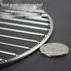Round Stainless Steel BBQ Grill Net with Meat Pressing and Steamer Rack for Smoked and Braised Meat