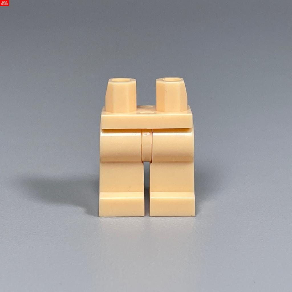 Non-Toxic Moc Bricks Brown Color Series Earth Tones Body Part Legs Combined Pants 4Cm Figure Assembles Particles Building Blocks Toys