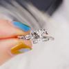 Exquisite Mom Rings Copper Color Caved Letter "I Love You Mom" Delicate Birthday Gift For Mother Fashion Women Jewelry