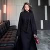 2025 Autumn Women's Fashion: Warm Loose Knit Wool Dress & Long Trench Coat Collection