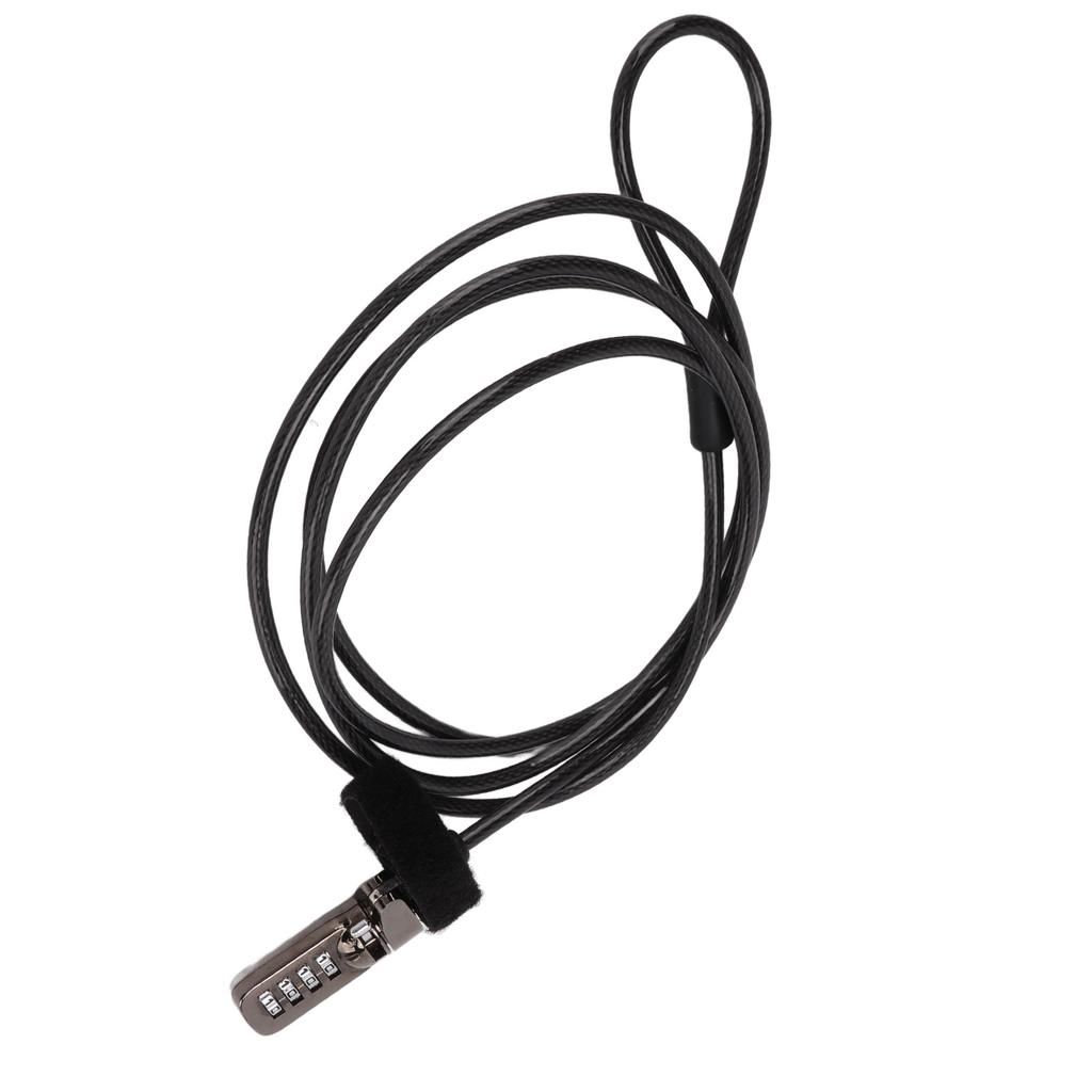Lucchetto a combinazione per computer a 4 cifre, universale, resettabile, antifurto, per PC, desktop, proiettore, LCD