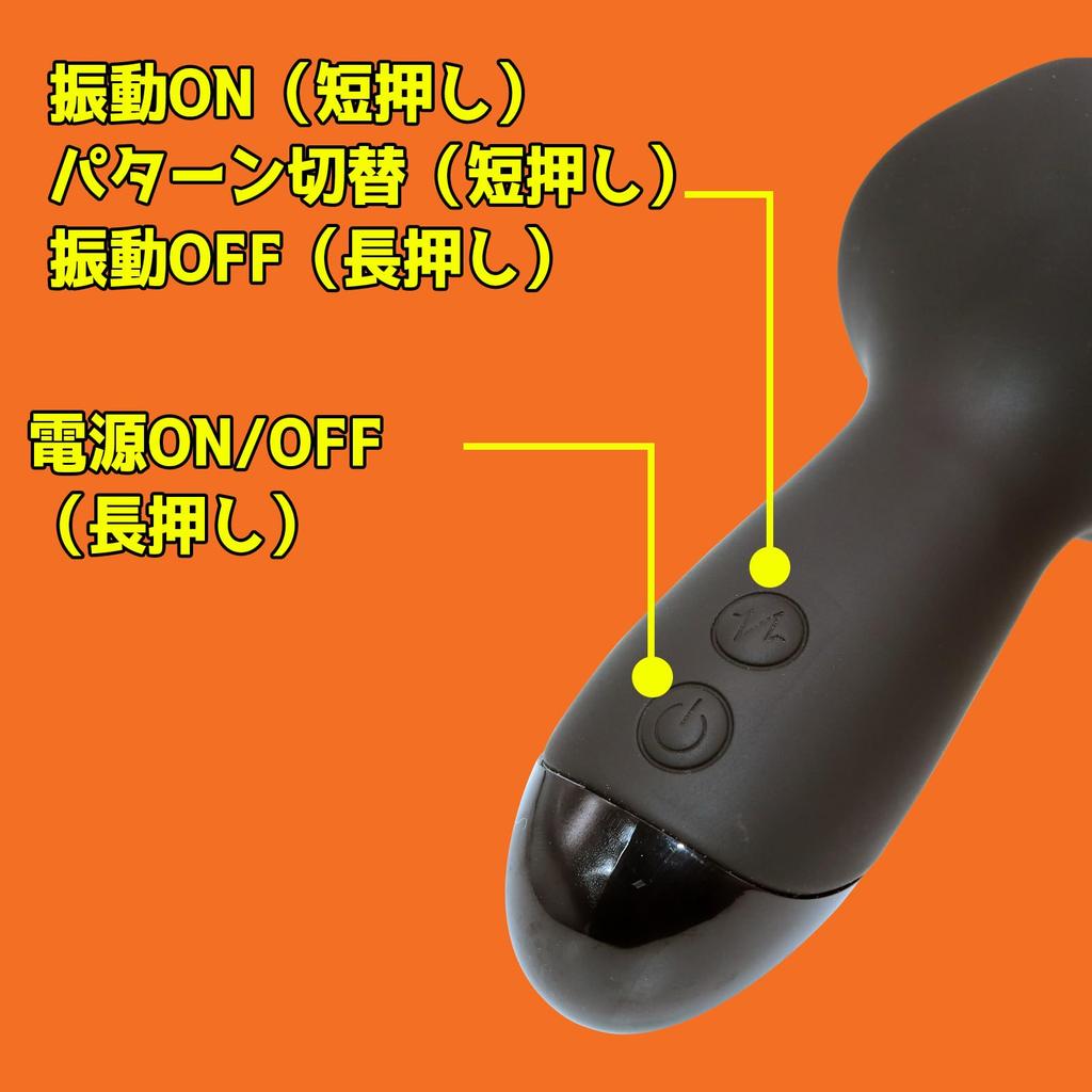 Anal Vibrator Vibrator Anal Plug Anal Beads Anal Development Anal Prostate Vibrator Anal Plug Vibrator Vibration Black [26cm/10 Patterns/USB