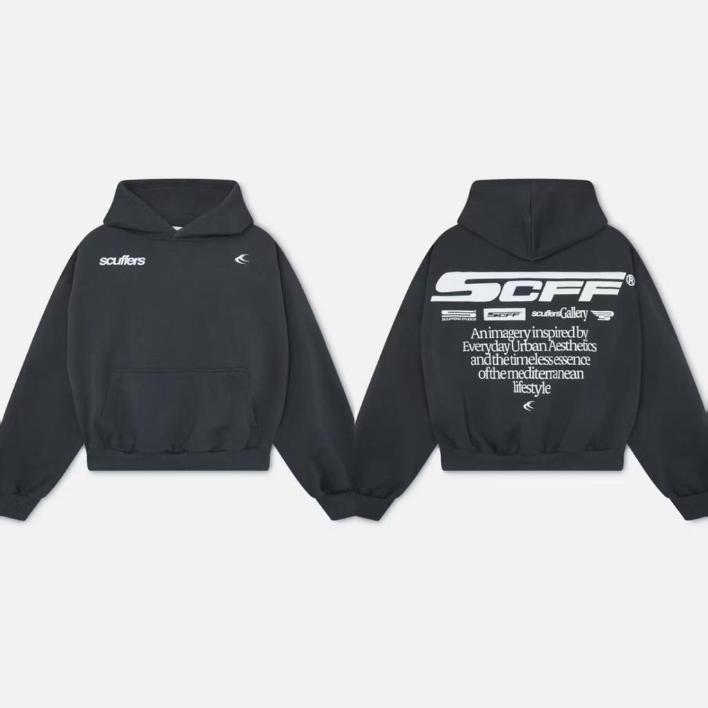 BeatStreet American Retro Casual Loose Trendy Brand Letter Hoodies Jackets Harajuku Aesthetics Punk Simple Versatile Classics Hoodies