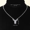 Hot Selling Bridal Necklace - Water Drop Zirconia Design with Diamond-Inlaid Details