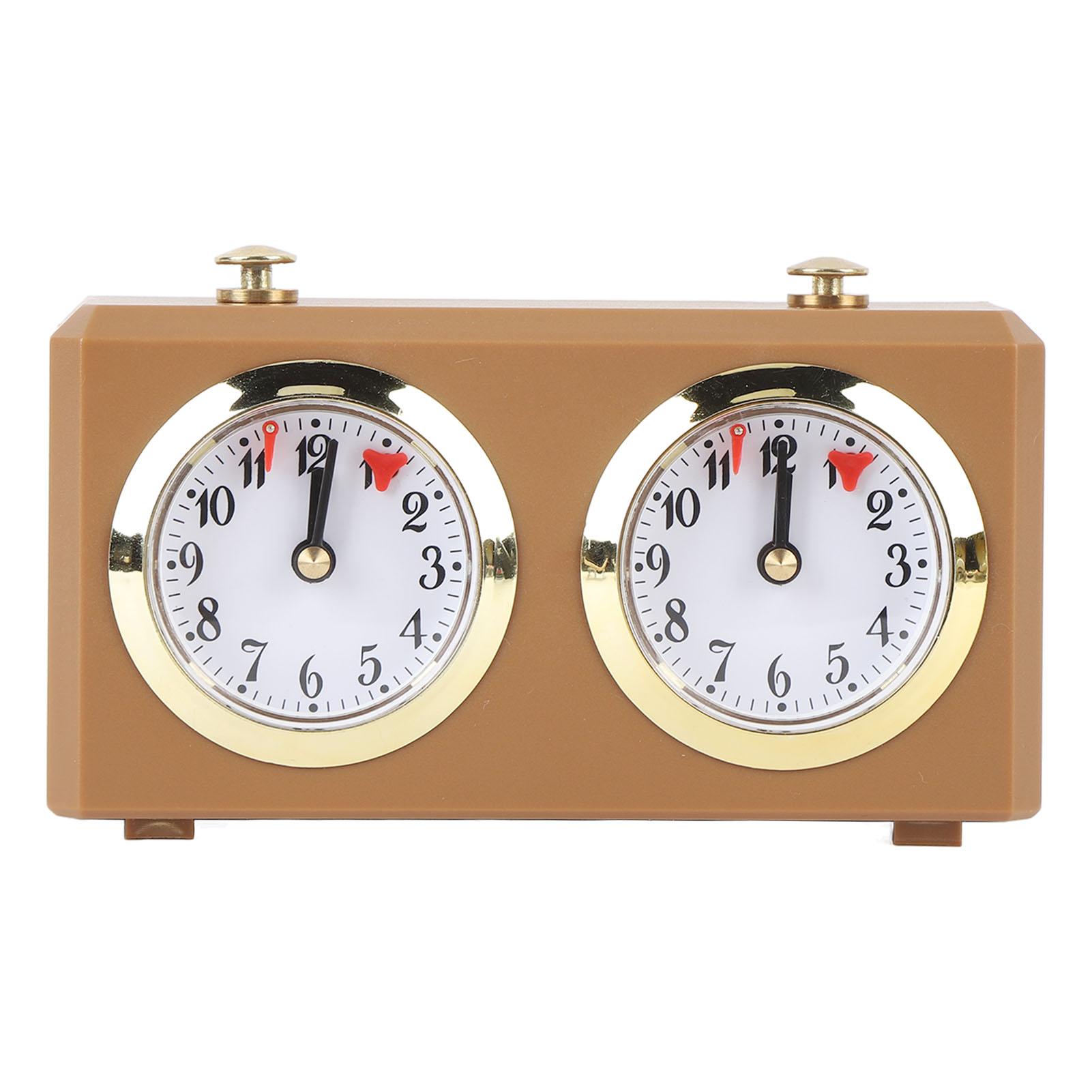 

Механические шахматные часы, винтажные аналоговые шахматные часы с большим циферблатом, заводной механизм для Weiqi Compe Tan