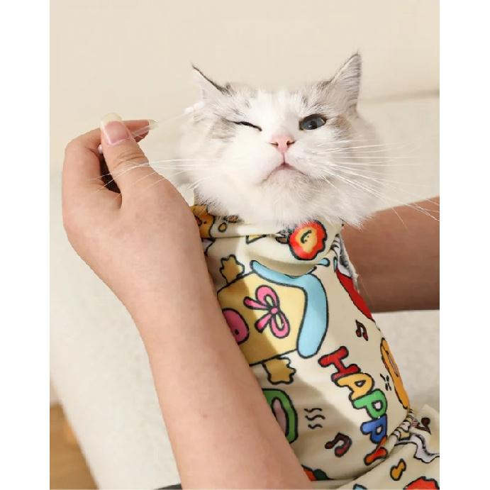 Multifunctional Cat Fixed Blanket with Anti Scratch Anti Bite Features Nail Trimming Injection Safe Restraint for Cat Washing Ba