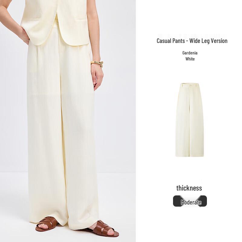 Navigare Italian High-Waist Wide-Leg Pants