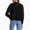 Calvin Klein Logo Print Layered Crew Neck Long Sleeve T-Shirt Women Tops Black J217447-BEH