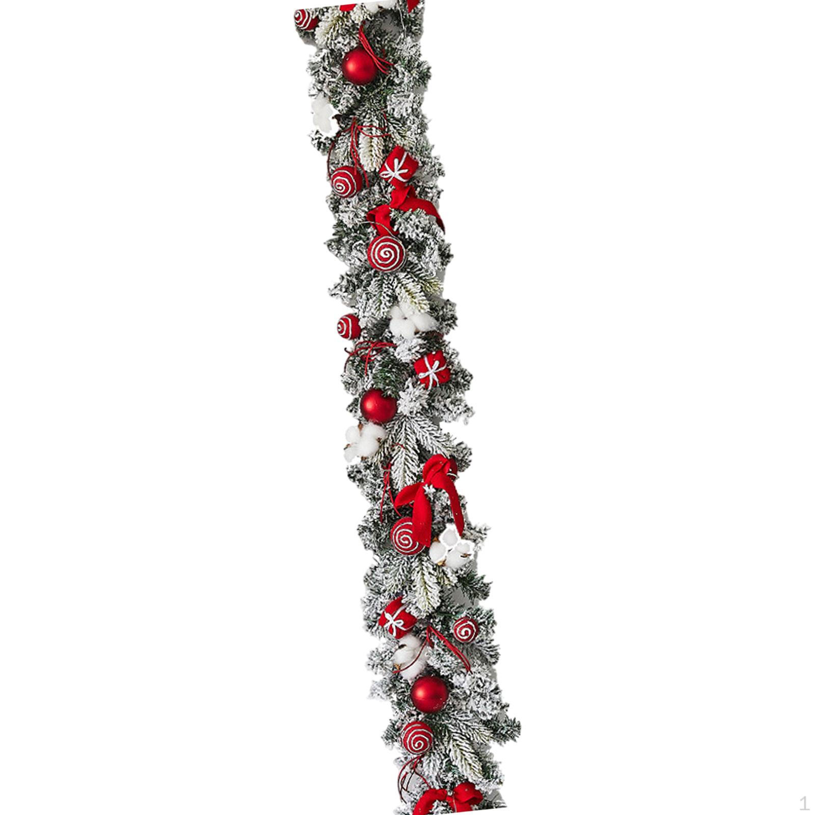 

1,8 м рождественский венок со светом подарок DIY декоративный ротанг настенный орнамент для улицы