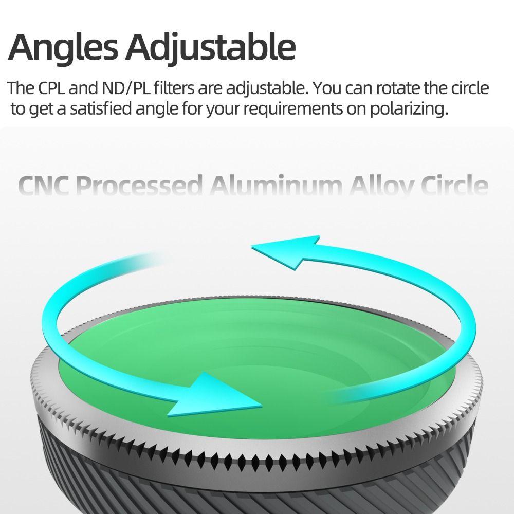 CPL UV Filters Set Adjustable Action Camera Filters for Insta360 GO Ultra Action Camera Accessories