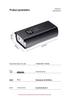 New High-Brightness Aluminum Bicycle Headlight: Waterproof Digital Display Cycling Light for Mountain Bikes