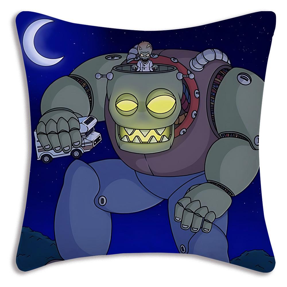 Game For Plantss Vs. Z-Zombies Pillow Covers Cartoon Sofa Decorative Home Double-sided Printing Short Plush Cute Cushion Cover