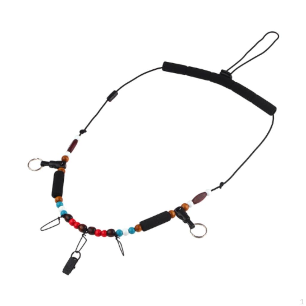 Adjustable Necklace for Angling Equipment and Tackle Storage