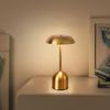 Minimalist Metal Decorative Lamp LED Night Light Ambient Lamp Rechargeable Touch-Control Table Lamp For Restaurants Bars Hotels