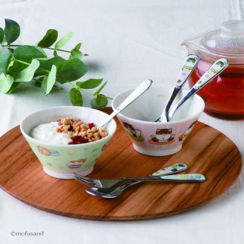 Mofusand Sweets" Sweets Nyan Stainless Steel Spoon, 13.5cm, Cookie, Tableware, Mofusand, Cat, Gift for Women, Birthday, Made In Japan, Yellow, MFS13-