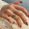 Pink Cute Cat Ear Ring For Women Cats Paw Embrace Tightly Opening Finger Rings Ladies Party Birthday Jewelry Accessories