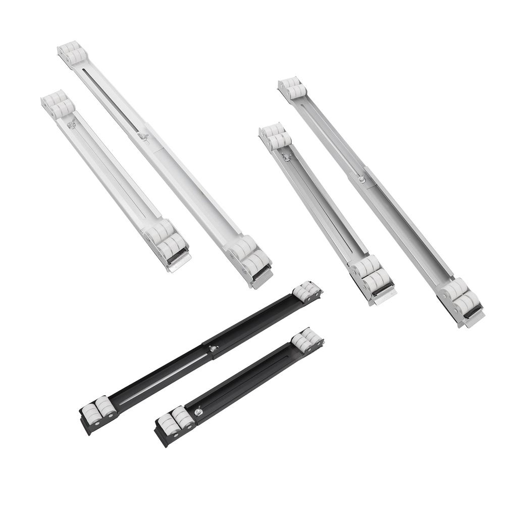 2pcs Furniture Appliance Roller Steel 300kg Load Bearing Stretchable Machine Moving Base for Dishwas