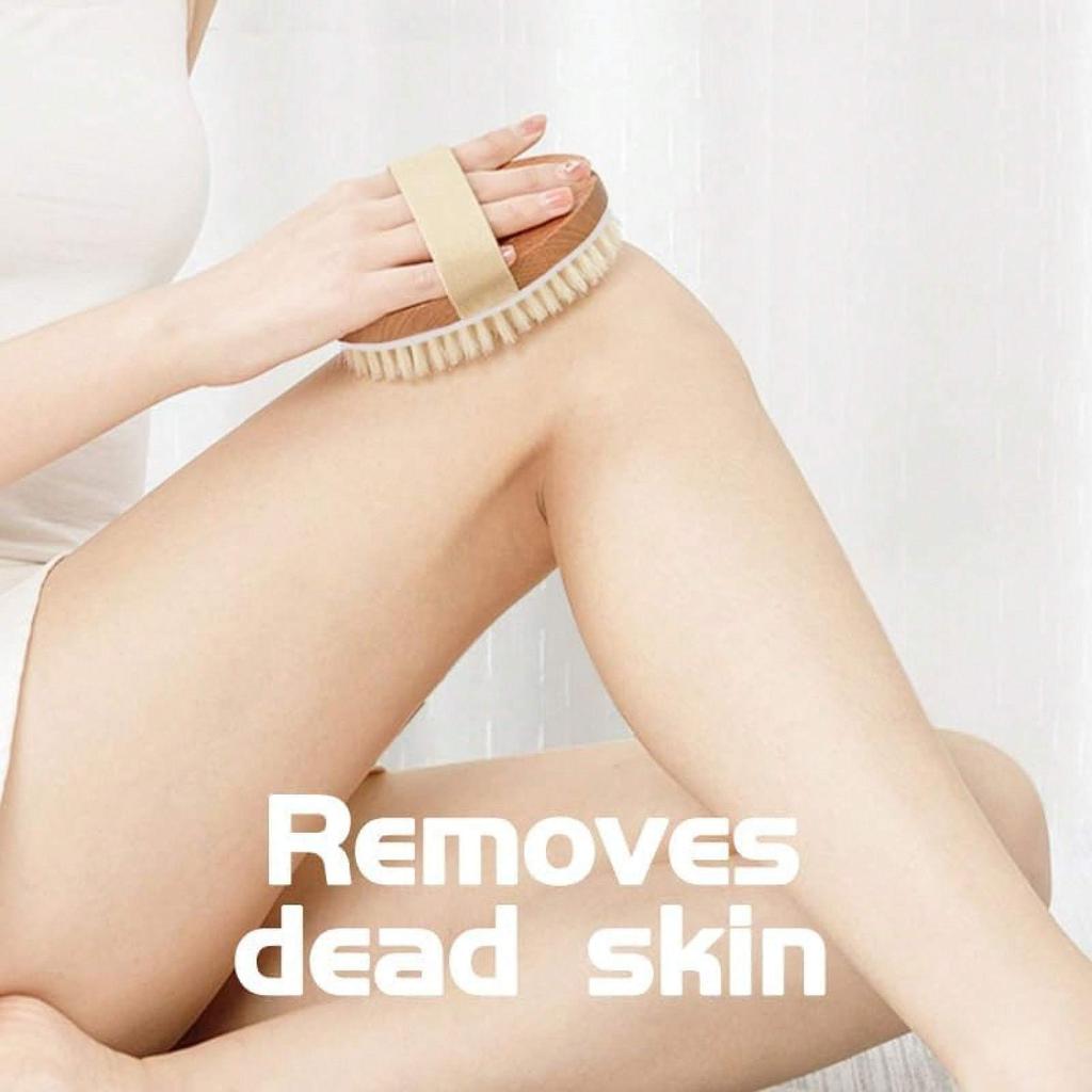 Dry Body Brush Shower Brushing Removes Dry Skin With Massage Nodes Exfoliating Bath Brushes Body Scrubber Back To School