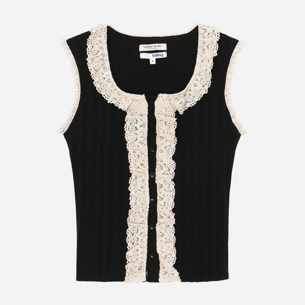 Thursday Island Knit Lace Sleeveless Top T264msl943w