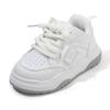 Children’s White Sneakers, Spring/Autumn New Arrival, Boys’ Lightweight Sports Shoes, Girls’ Casual Skate Shoes, Soft-Soled Baby Flats