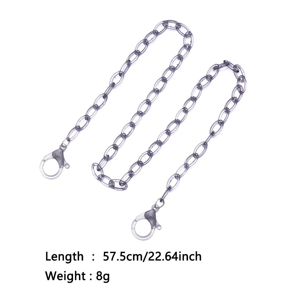 Sunglasses Mask Chain Candy Colors Acrylic Neck Rope Glasses Lanyard Necklace Glasses Chain