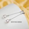 HENGSHENG Top Quality earrings for women 100% real genuine grade AAAA water drop freshwater pearl earrings, fashion jewelry
