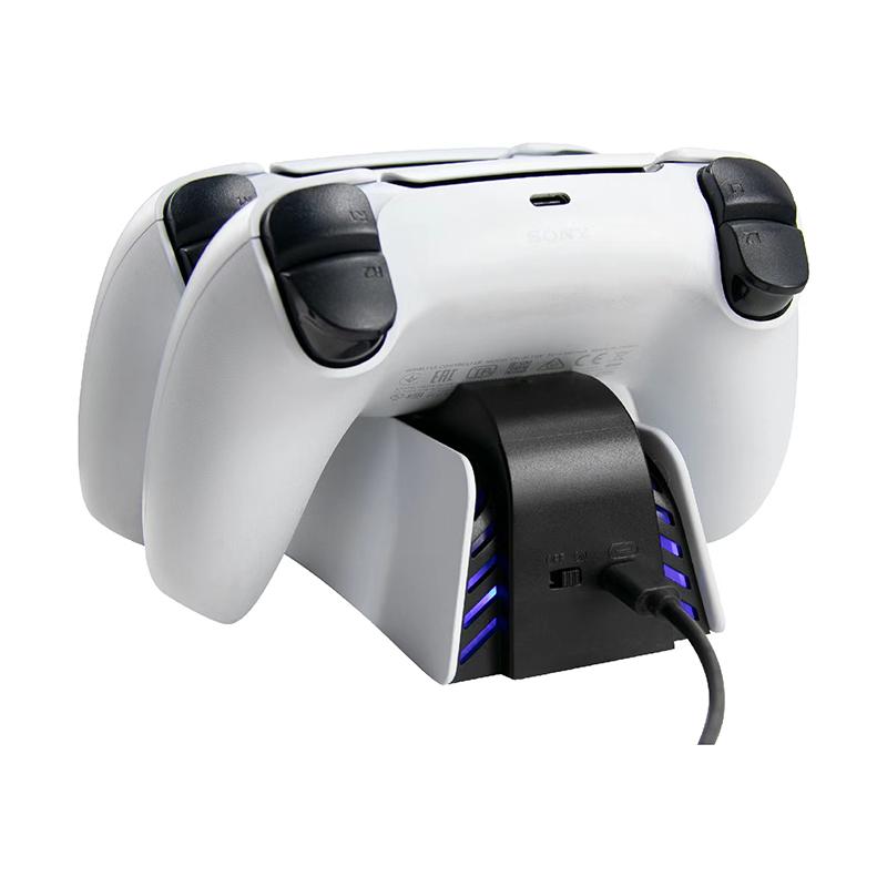 PS5 Controller Charger Stand, YH54 Dual Charging Dock for PlayStation 5 Controllers with LED Indicator