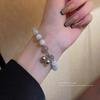 Bell French Elegant Cat Eye Stone Bracelet Luxurious Summer Fashion Women For