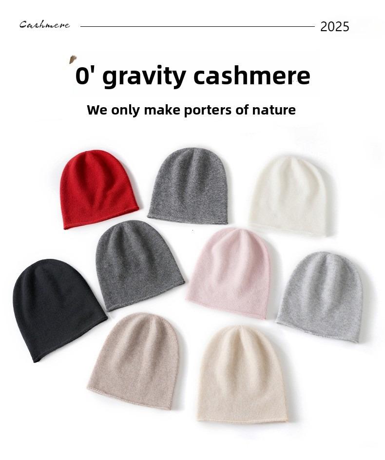Winter Unisex 35% Cashmere Hats Outdoor Casual Keep Warm Solid Color Cashmere Knitted Beanie Hat Women Men Hedging Caps