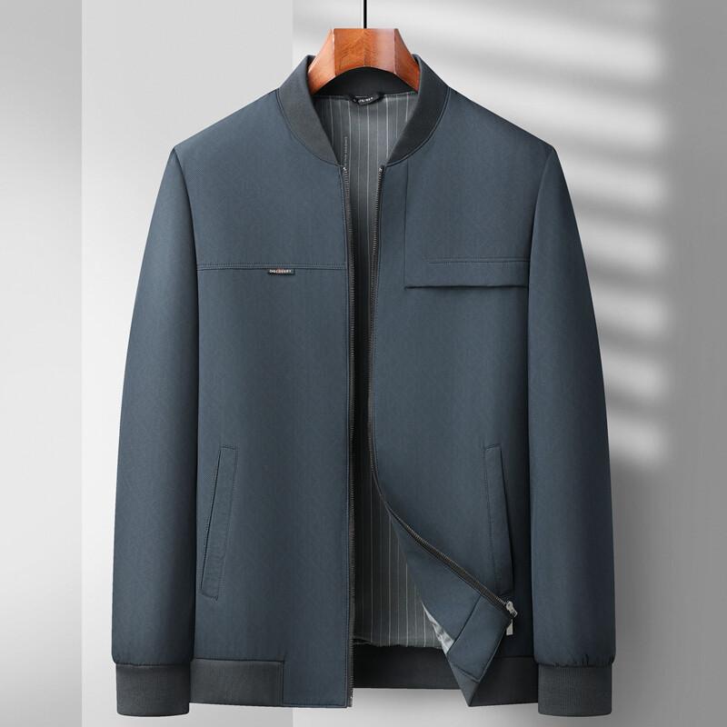 Spring New Men's Jacket Business Casual Baseball Collar Iron-free Anti-wrinkle Fashion Top Men's Jacket