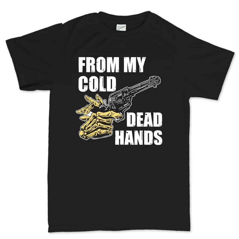 Skeleton Gun Cotton TShirt Vintage Retro Unisex Fitness Muscle Graphic Tee Black M