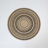 36/38cm Braided Place Mats Heat Resistant Cup Coaster Mat Vintage Round Placemat  Dining Table