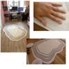 Cream Style Imitation Cashmere Carpet Home Decoration Winter Soft Non-Slip Living Room Bedroom Cloakroom Floor Mat
