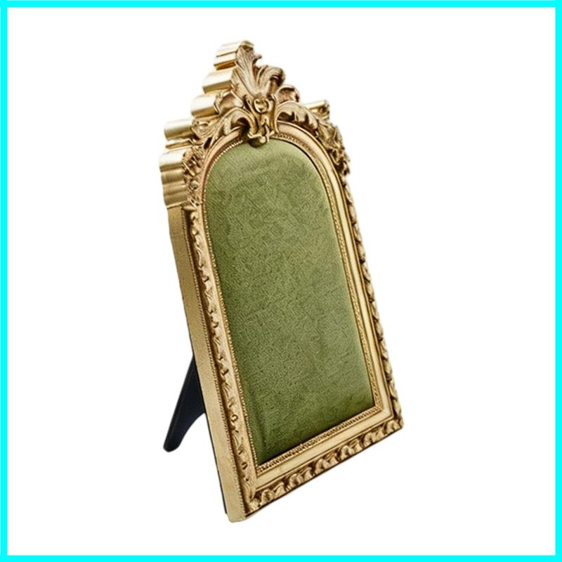 X6HE Ornamental Resin Jewelry Holder Photo Frame Earring Organization Decorative Shelf for Home and Shop Displays