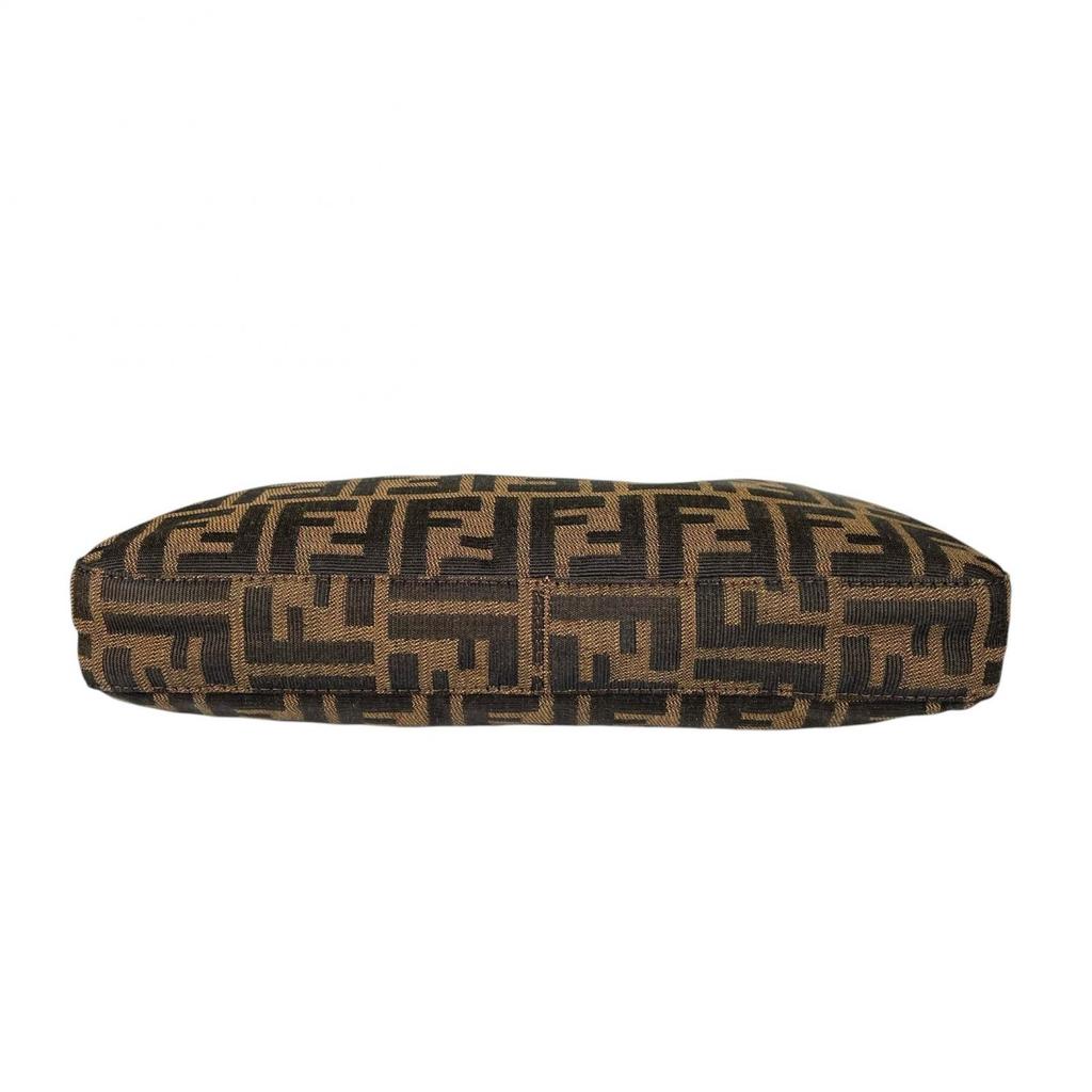 FENDI Zucca Shoulder Bag Brown Women used