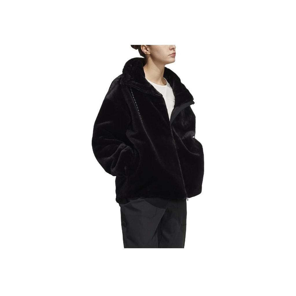 adidas Jaqueta Casual Quente de Lã para Mulheres Jaquetas Preto H07395