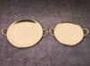 Trifri Indian Traditional Serving Tawa  With Handle  Authentic Dinnerware Tableware Utensil Set Of 2 Brass