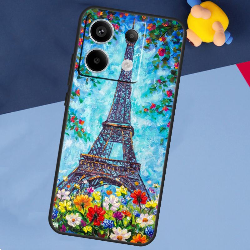 Eiffel Tower Paris Case For Xiaomi Redmi Note 13 12 11 10 9 8 Pro 12S 11S 10S 9S 10A 9C 10C 12C 13C Back Cover