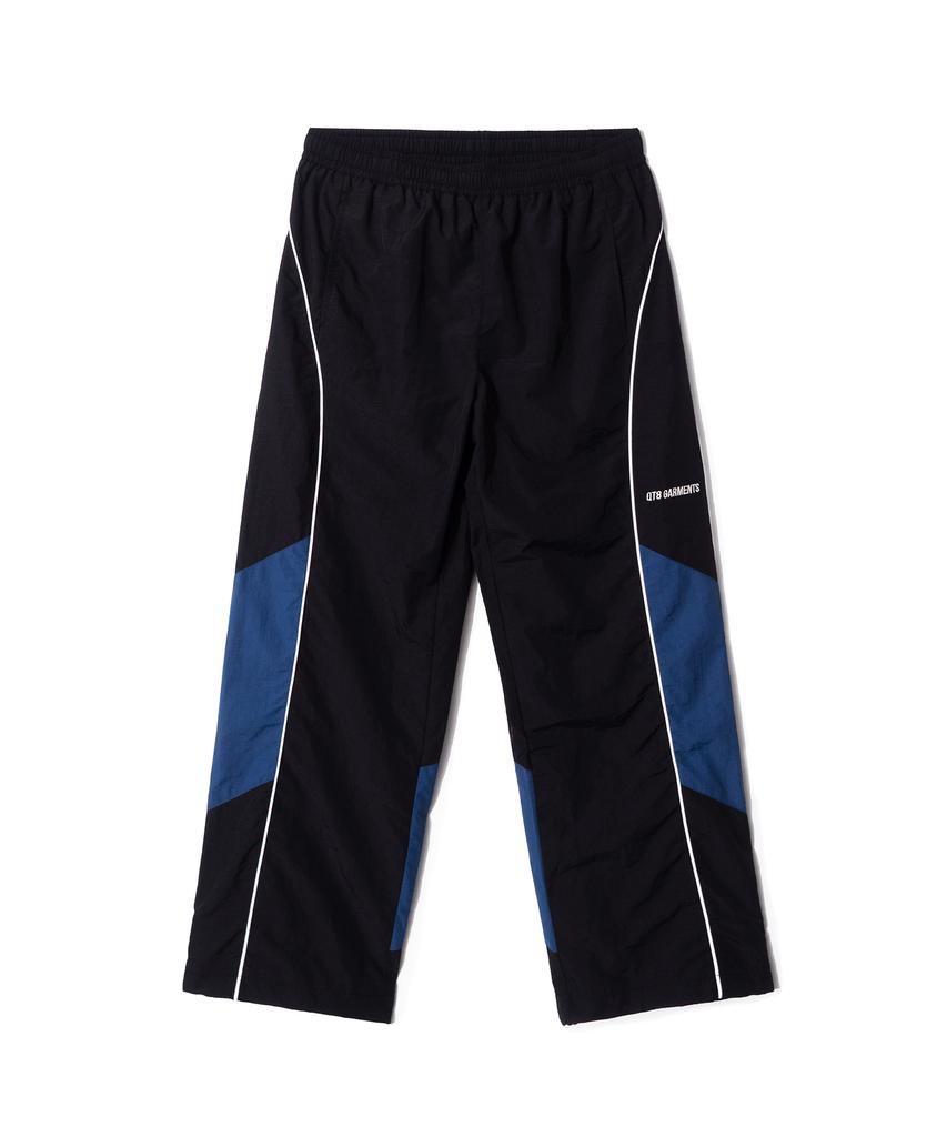 QT8 GARMENTS Lb Track Pants (Black/Blue)