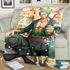 "ONE PIECE" Printed Warm Flannel Blanket for Bedrooms, Sofas, Beds, Chairs, Picnics, Travel and Home